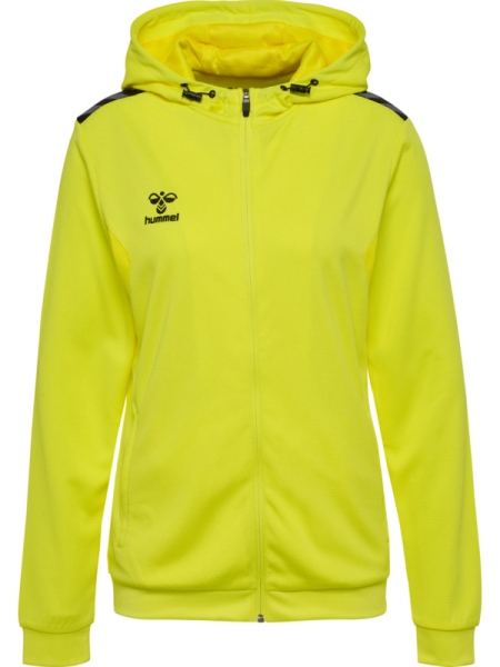 Damen Hummel Authentic Zip Hoodie - Blazing yellow